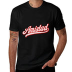 Amistad House Of Friendship Retro RCA System School Red  Wrinkle-resistant T-Shirt