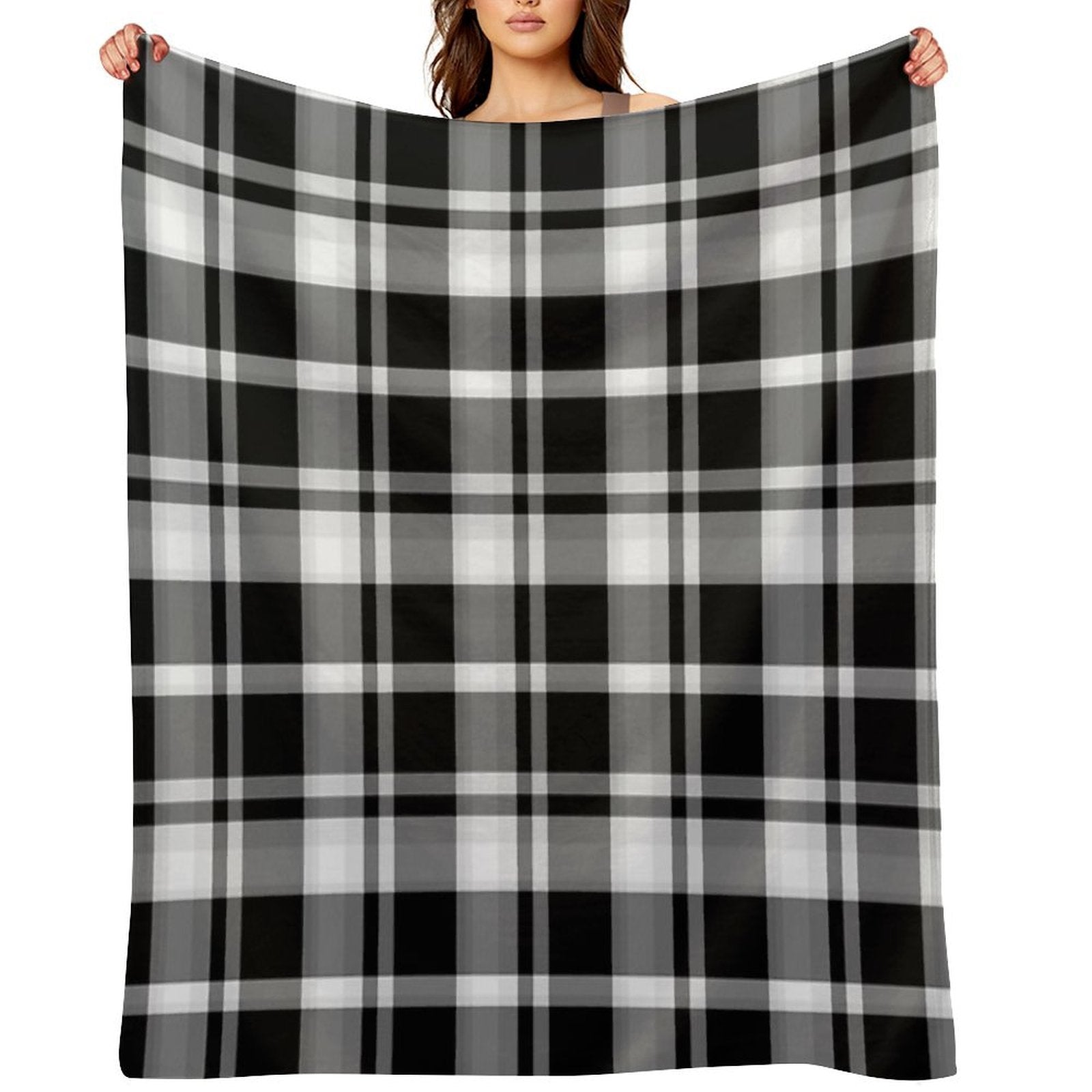 Plaid Machine-washable Throw Blanket