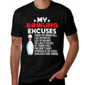Funny Bowling Excuses For Bowler  Slim-fit Cut T-Shirt