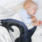 Orcas Durable Throw Blanket