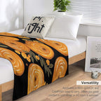 Honey Bun Wrinkle-free Throw Blanket