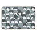 Cute Penguin Crowd  Easy To Clean Bath Mat