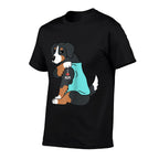 I Love Mom Tattoo Bernese Mountain Dog Funny Mothers Day Raglan Baseball  Slim-fit Cut T-Shirt