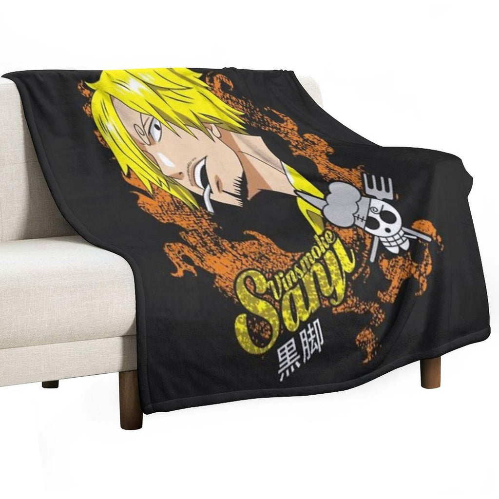 Sanji Vinsmoke Plush Throw Blanket