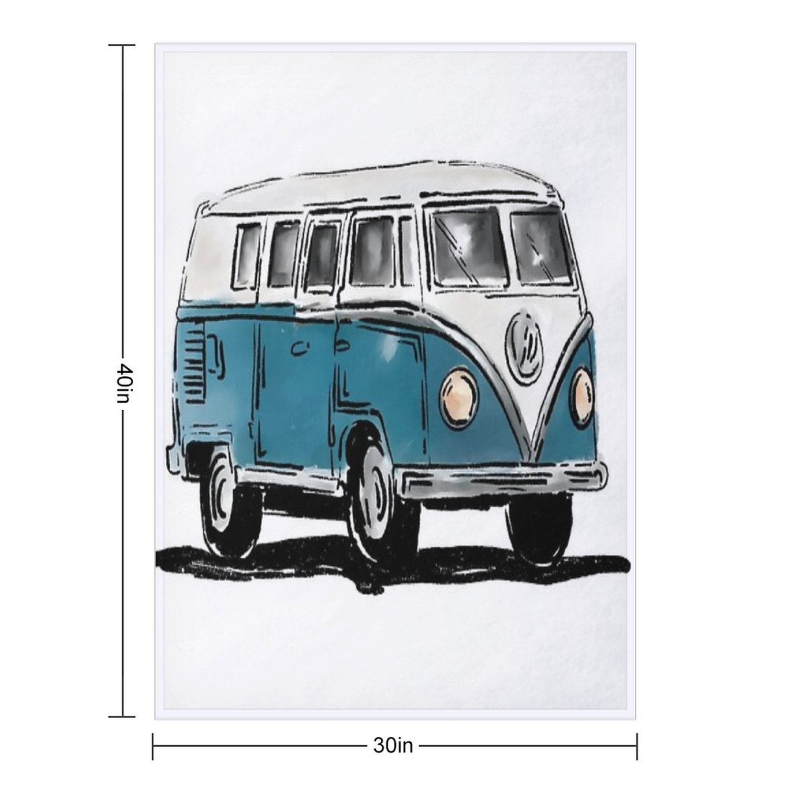 Van Versatility Throw Blanket