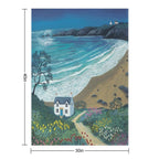 The Path to Moonlight Bay Versatility Throw Blanket