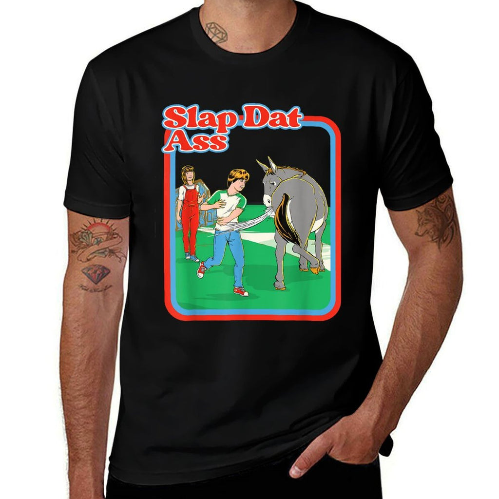 Slap Dat Ass Vintage Funny Meme - Vintage Child Game  Tagless Design T-Shirt