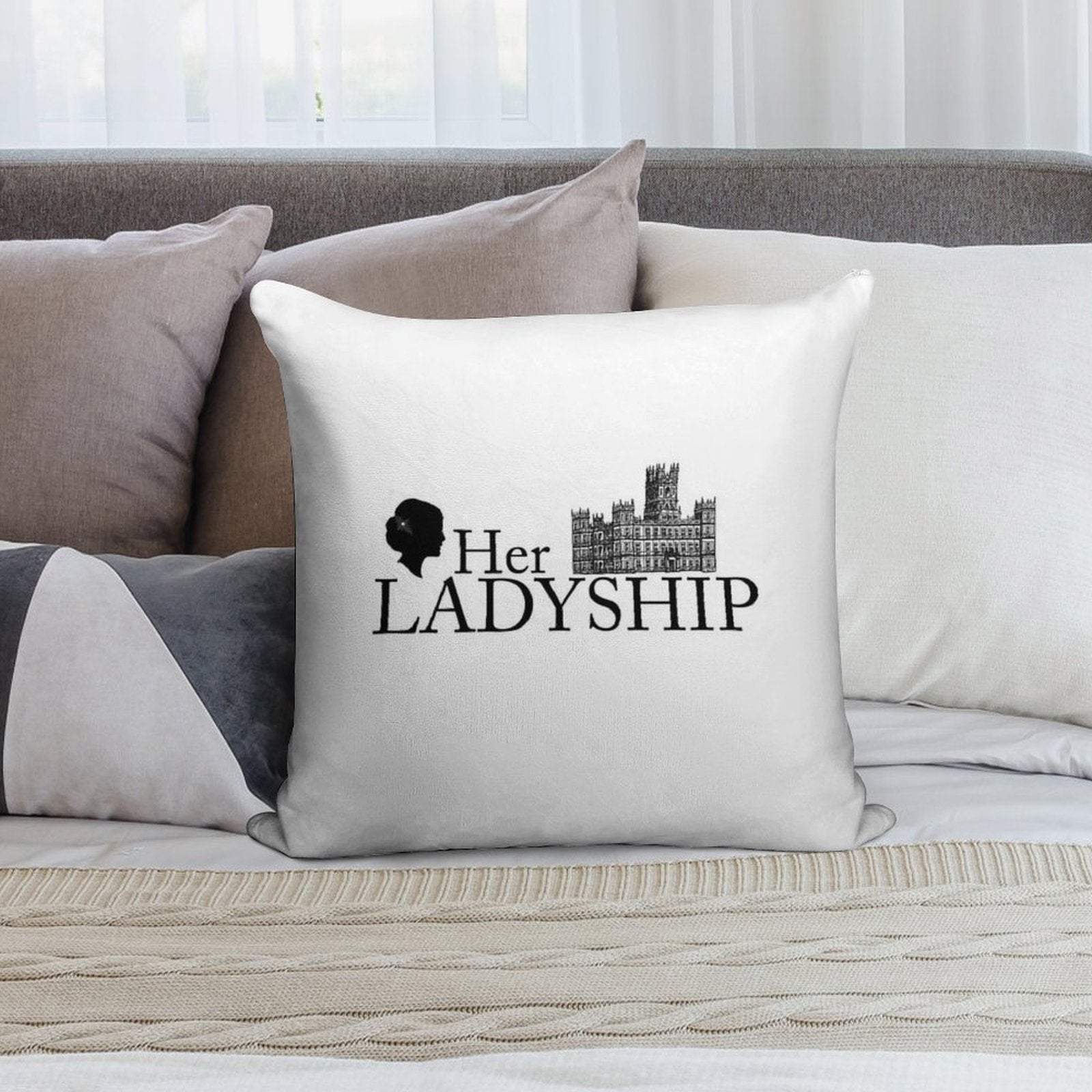 Her Ladyship Soft Bedroom Essential Throw Pillow