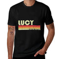 LUCY Gift Name Personalized Retro Vintage 80s 90s Birthday  Graphic-printed T-Shirt