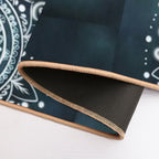 Glowing Mandala  Versatile Bath Mat