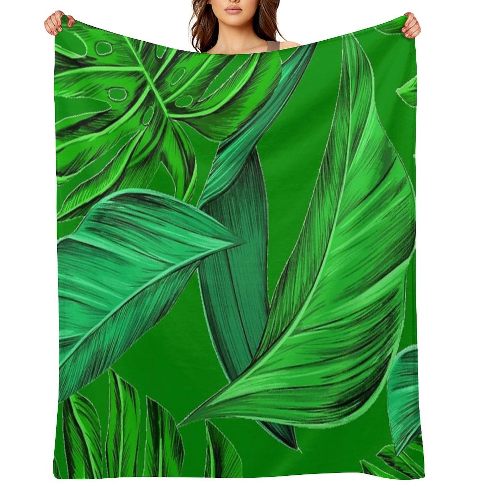 Green Day Quick-dry Throw Blanket
