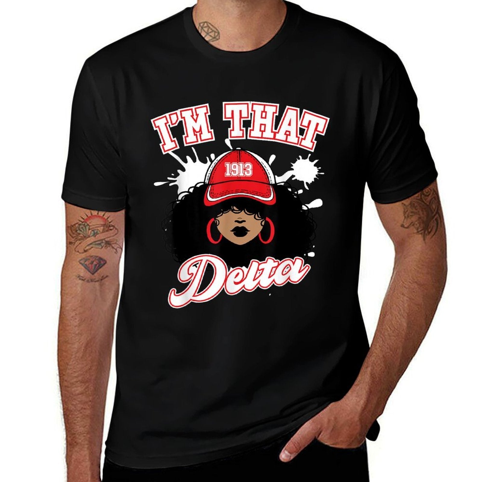 Delta Sigma Theta Sorority Paraphernalia, HBCU Black Girl  Breathable T-Shirt