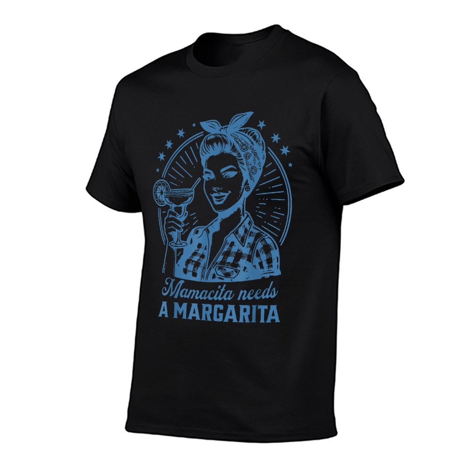 Mamacita Needs A Margarita Funny Drinking Mom Vintage Women  Durable T-Shirt