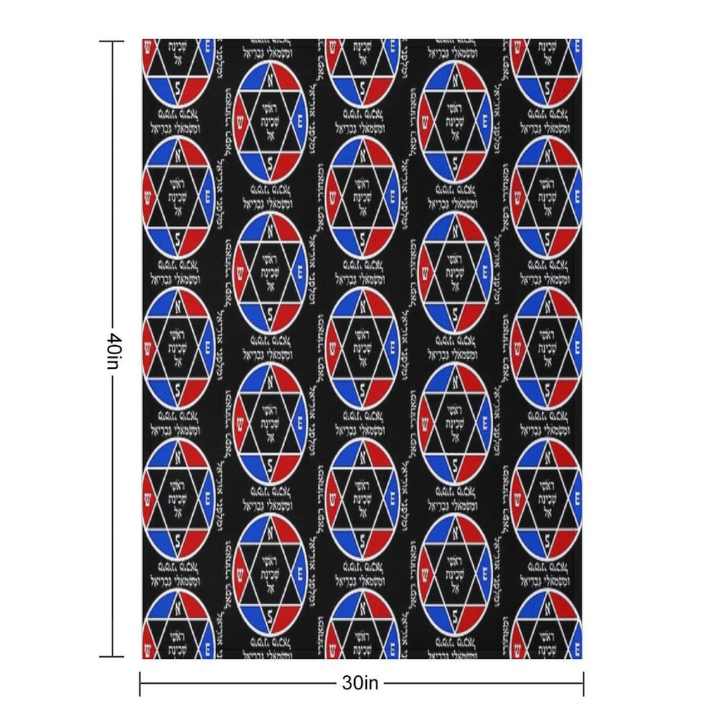 Angels of The Four Quarters Machine-washable Throw Blanket