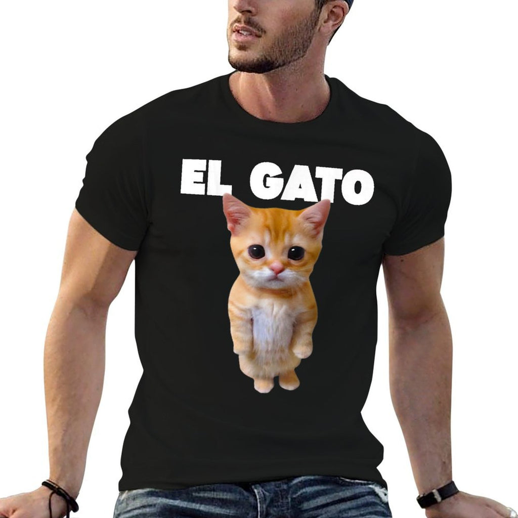 El Gato Cat Meme Cat Lover Funny Memes Internet Memes Gen-Z for Men Women Kids  Relaxed-fit T-Shirt