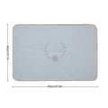 Husband Silver Laurel Wreath with Sun Plate on Silver Foil Background Wedding by Voluting  Long-Lasting Bath Mat