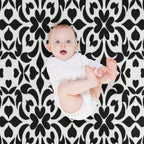 Mosaic Floral Pattern Travel-friendly Throw Blanket