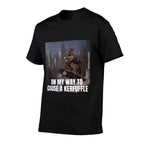On My Way To Cause A Kerfuffle Frog Meme  Easy-care T-Shirt