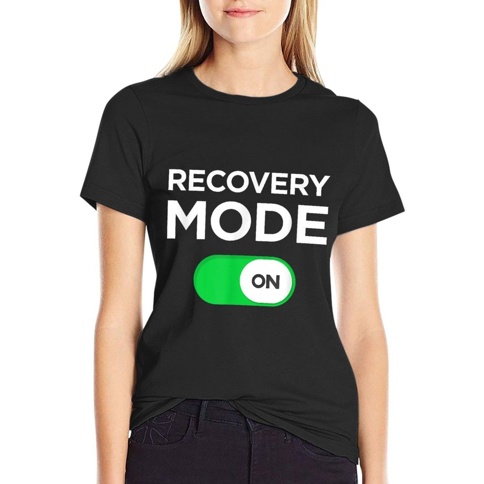 Recovery Mode On Get Well Soon Injury Illness Girl Men Kids Comfortable T-Shirt