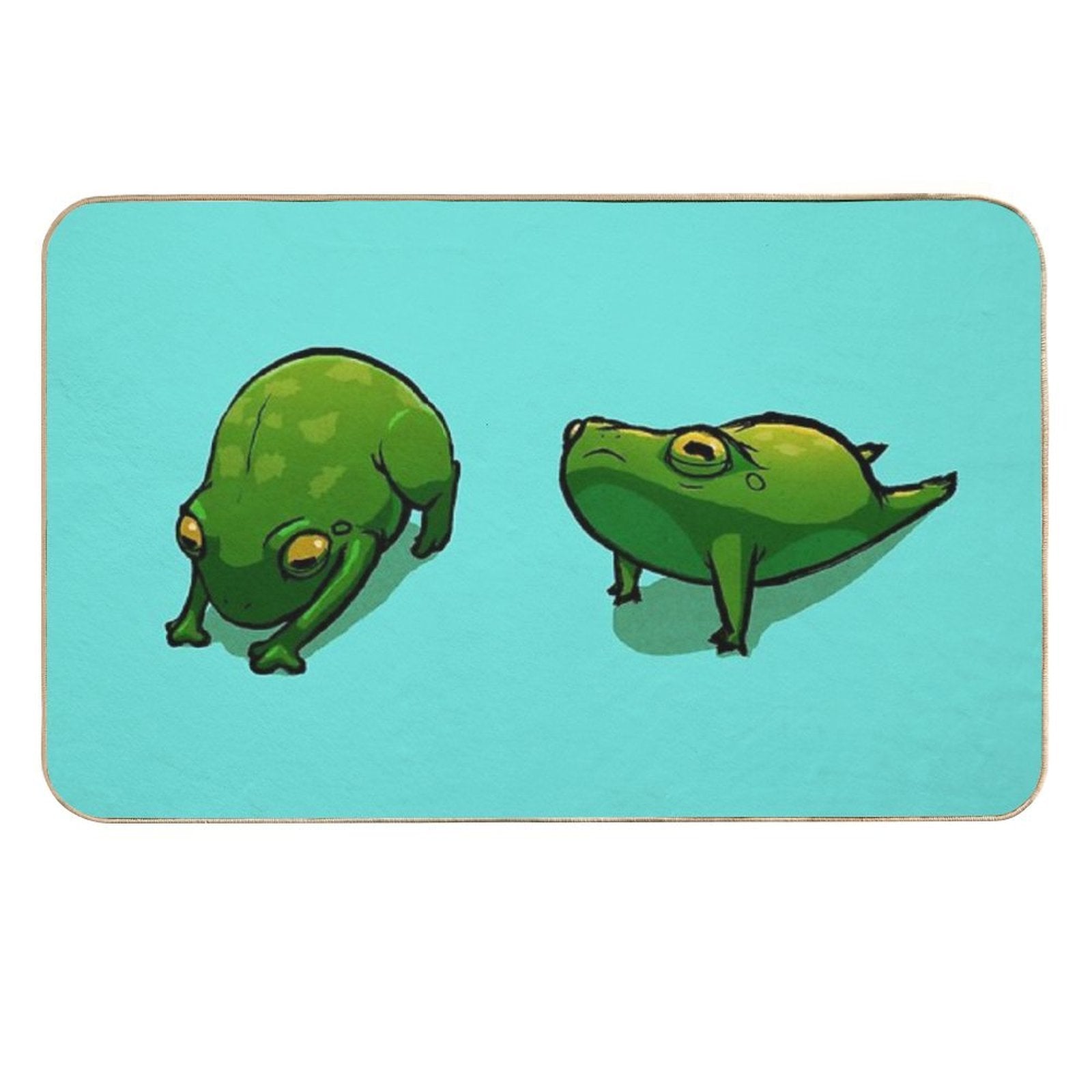 Yoga Frog  Dirt-Trapping Bath Mat