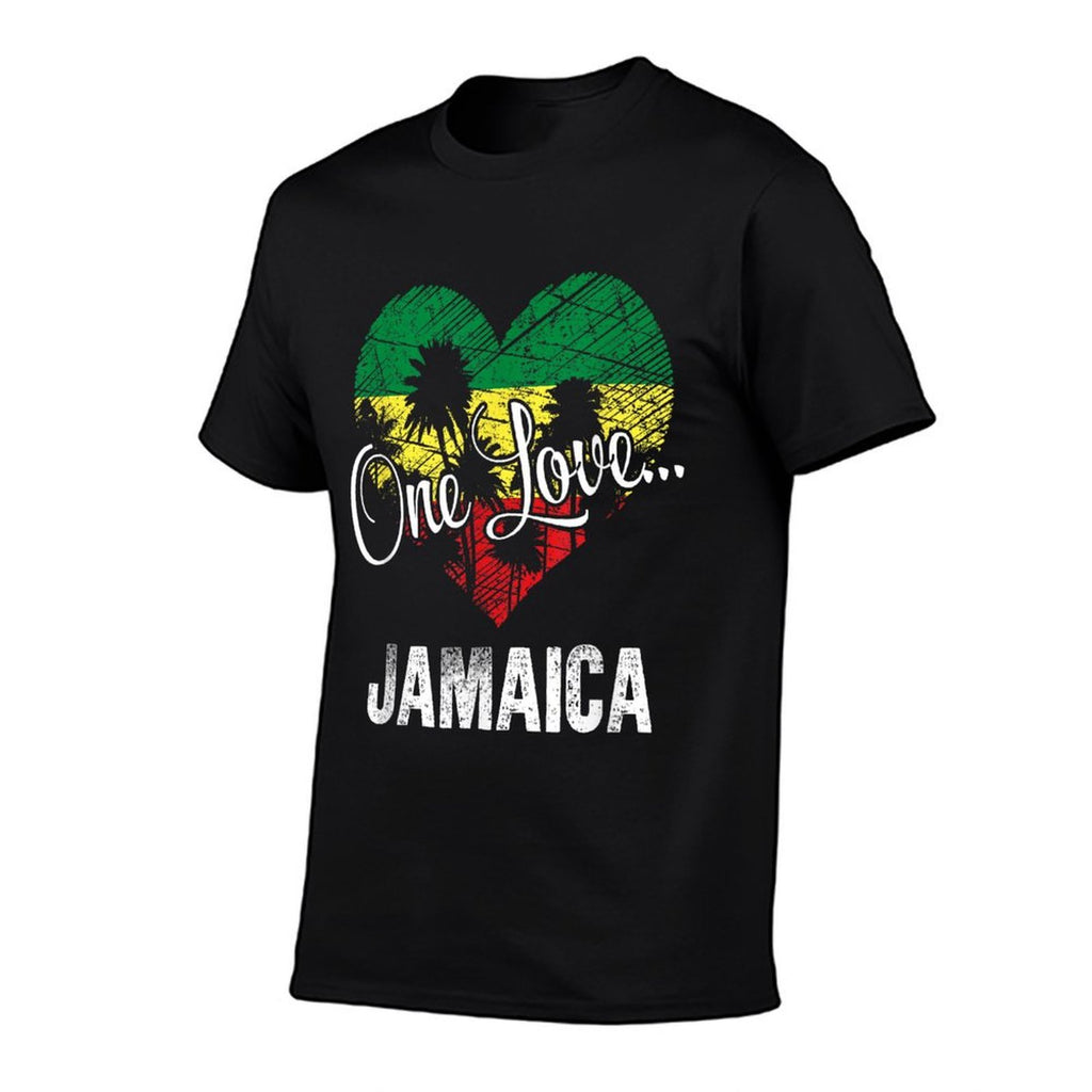 One Love Jamaica! Caribbean Vacation  Wrinkle-resistant T-Shirt