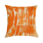 Orange Paint Brush Soft High-Density Material Throw Pillow