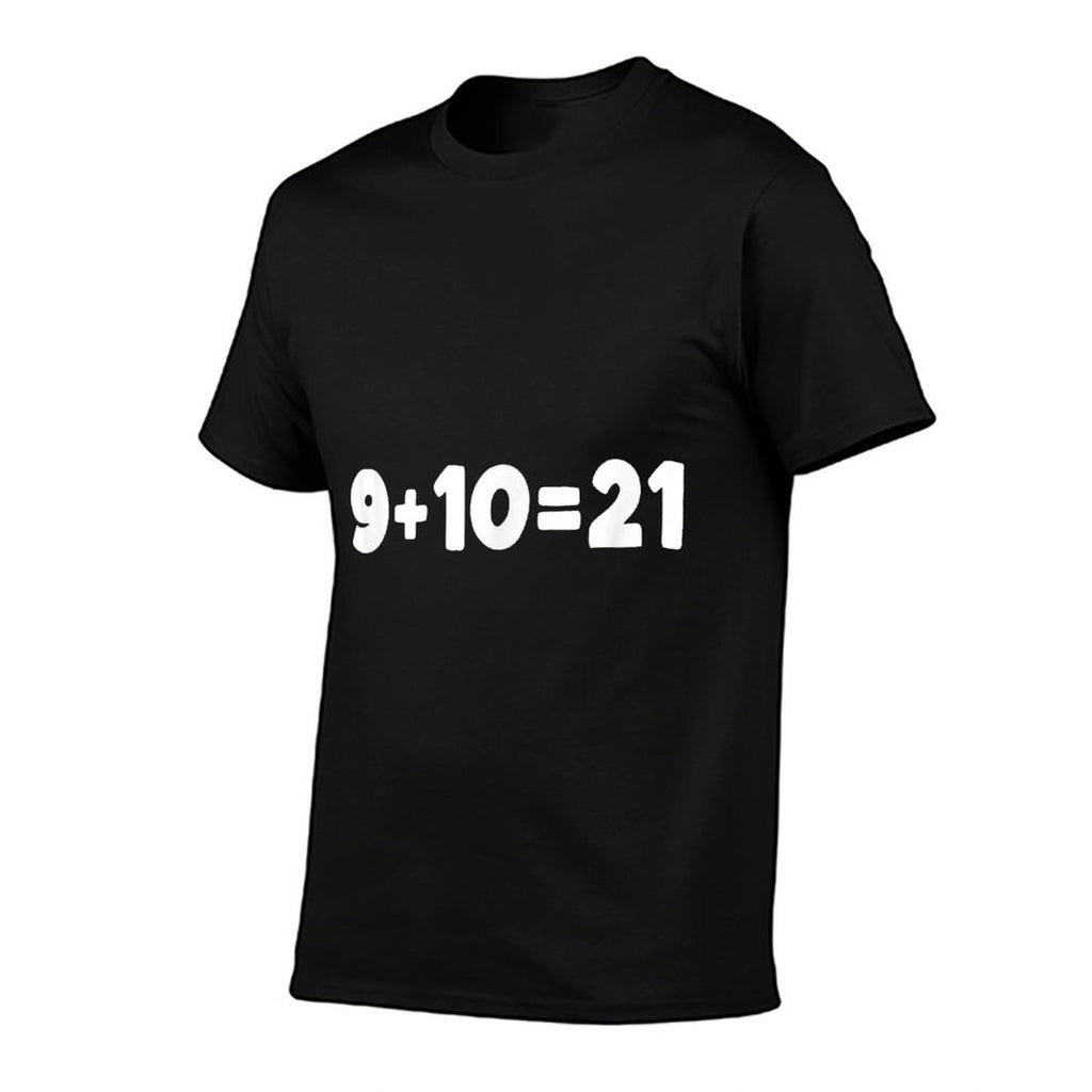 Whats 9+10=21 Funny Math 9 Plus 10 Kid Vine Meme  Polyester Blend T-Shirt