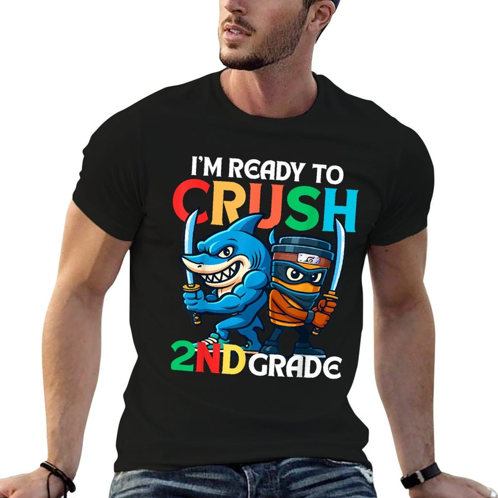 Im Ready To Crush 2nd Grade Cappuccino Assassino Meme Kids  Summer-ready Fabric T-Shirt