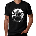 Drummer Bigfoot Playing Drums Funny Sasquatch Drumming  Quick-drying T-Shirt