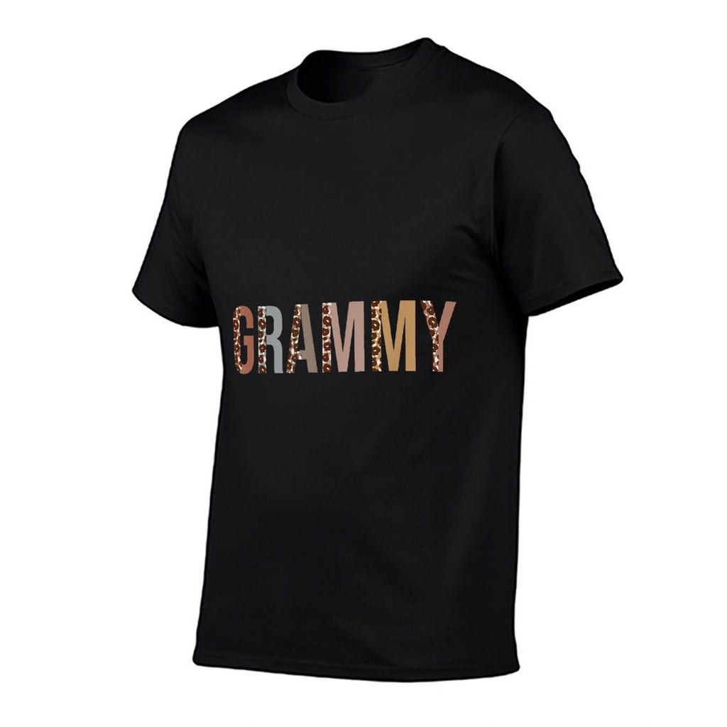 Grammy Leopard Print Mom Cute Mothers Day Funny Grandma  Quick-drying T-Shirt