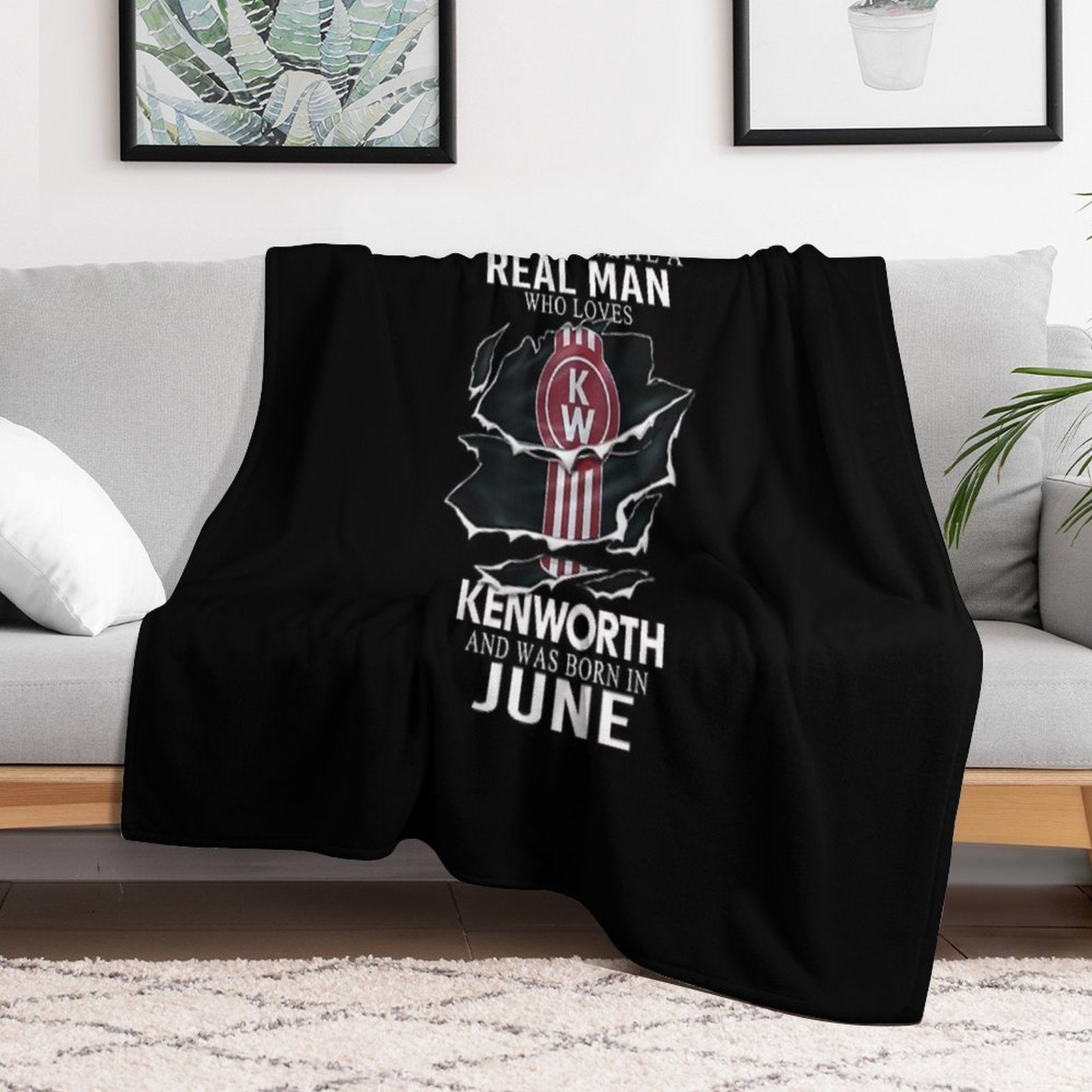 Kenworth - June Machine-washable Throw Blanket