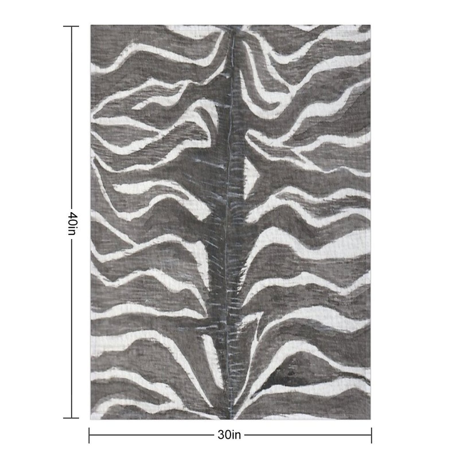 Zebra Versatility Throw Blanket