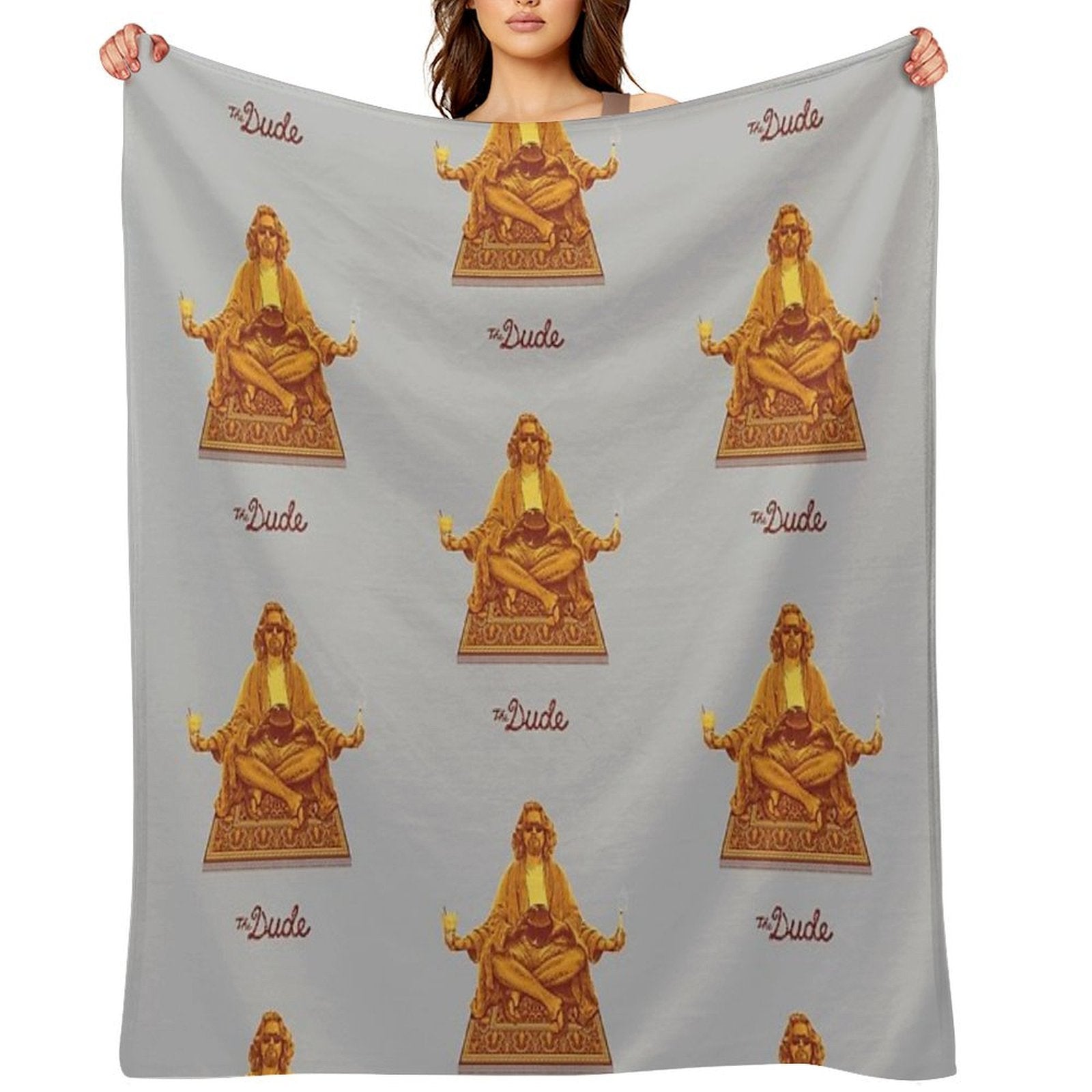 The Dude Budha The Big Lebowski Shrink-resistant Throw Blanket