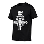 Funny Nutcracker Vintage Christmas Nutcracker Crushing It  Summer-ready Fabric T-Shirt