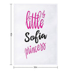 Little Sofia Princess Gift-ready Throw Blanket