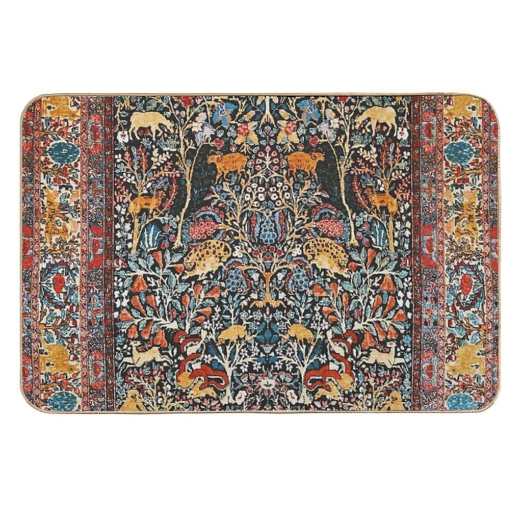 Antique Persian Carpet Print  Easy Maintenance Bath Mat
