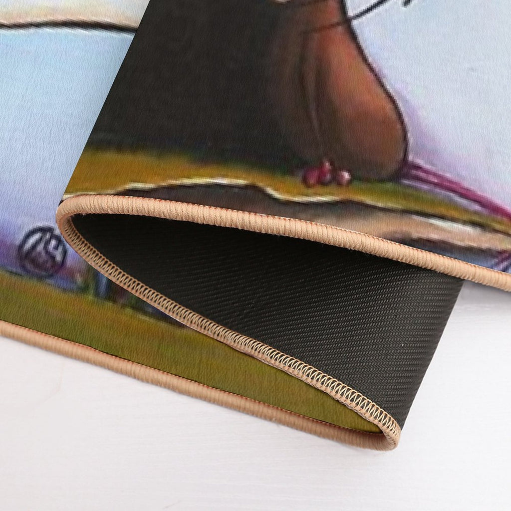 At The Edge of Reason  High-Traffic Bath Mat