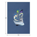 Offshore Billfish - Blue Marlin, Sailfish, Mahi Mahi, Viking Yacht Anti-pilling Throw Blanket