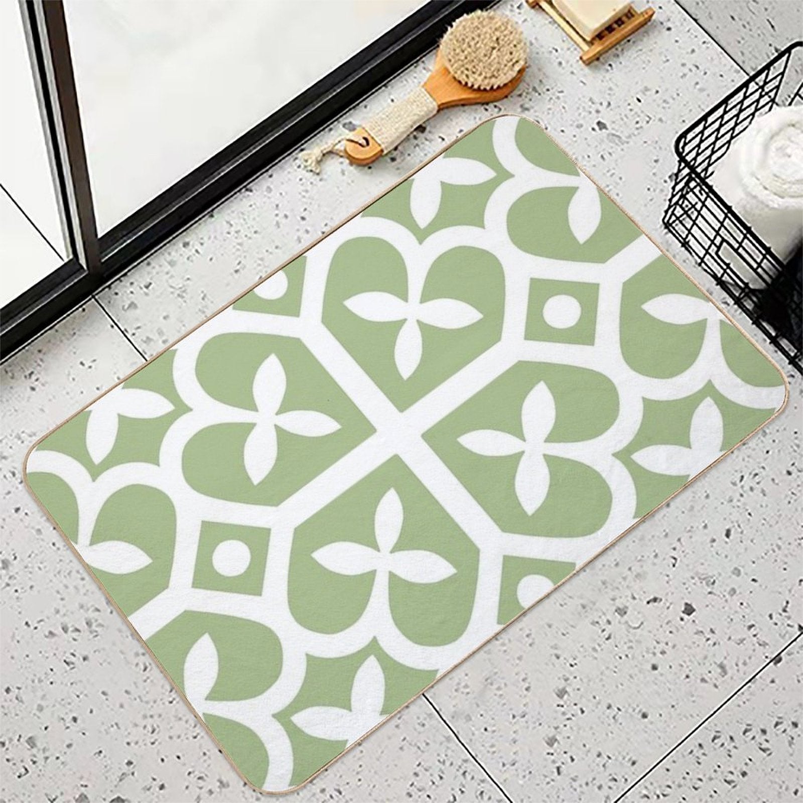 Tile Art  Anti-Trip Bath Mat