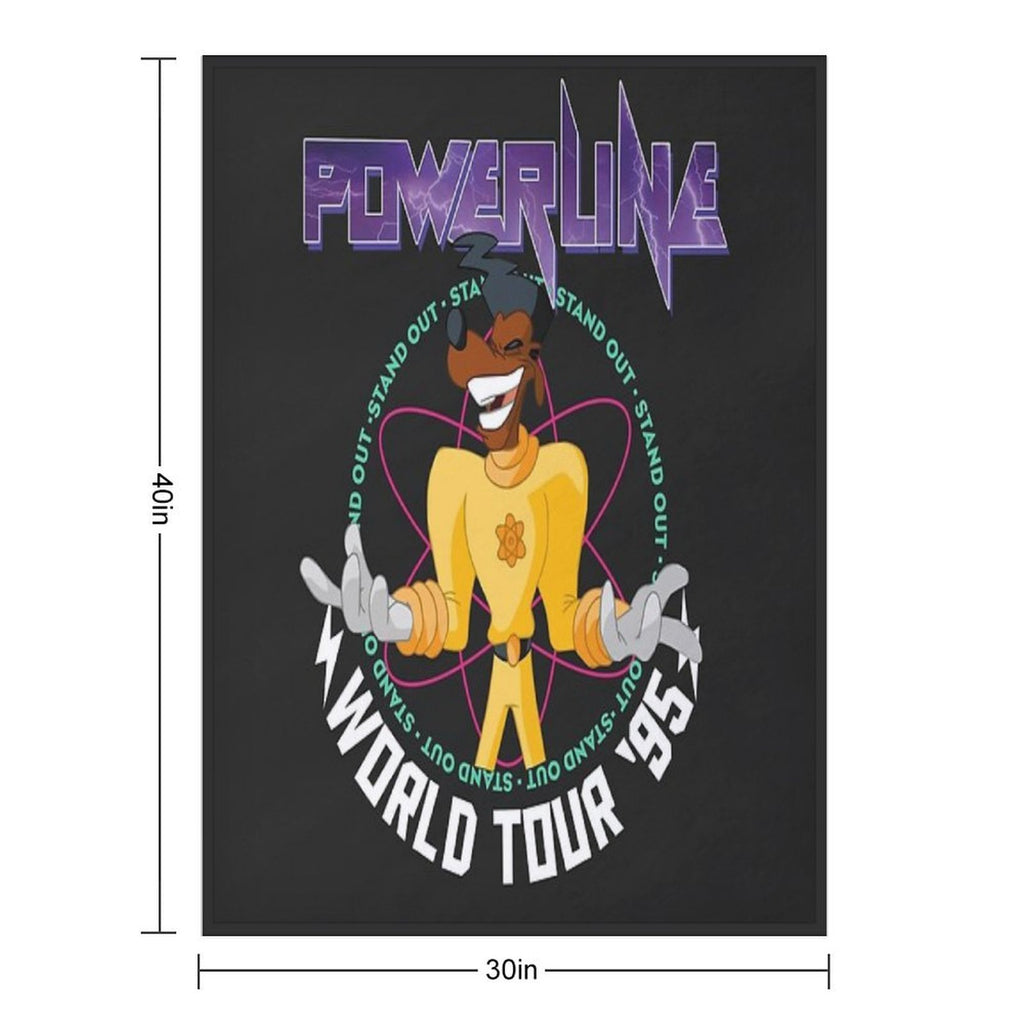 POWERLINE Eco-conscious Throw Blanket