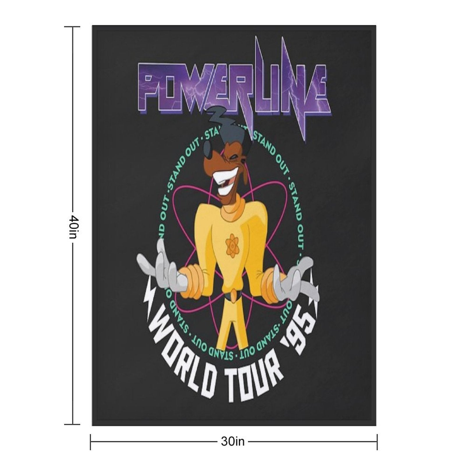 POWERLINE Eco-conscious Throw Blanket