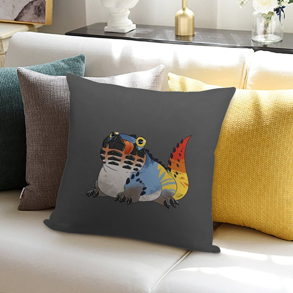 Monster Hunter World Dodogama Soft Short Plush Fabric Throw Pillow