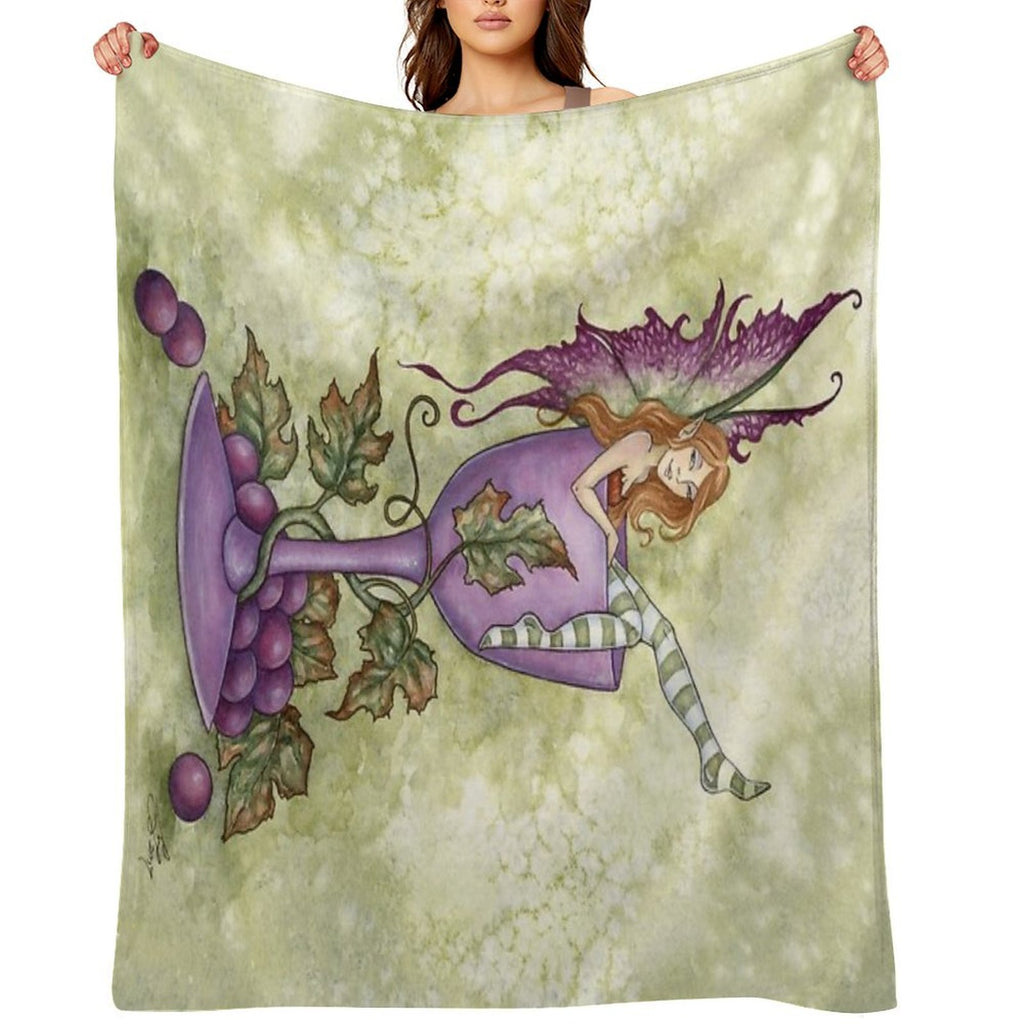 Wine Fae Versatility Throw Blanket