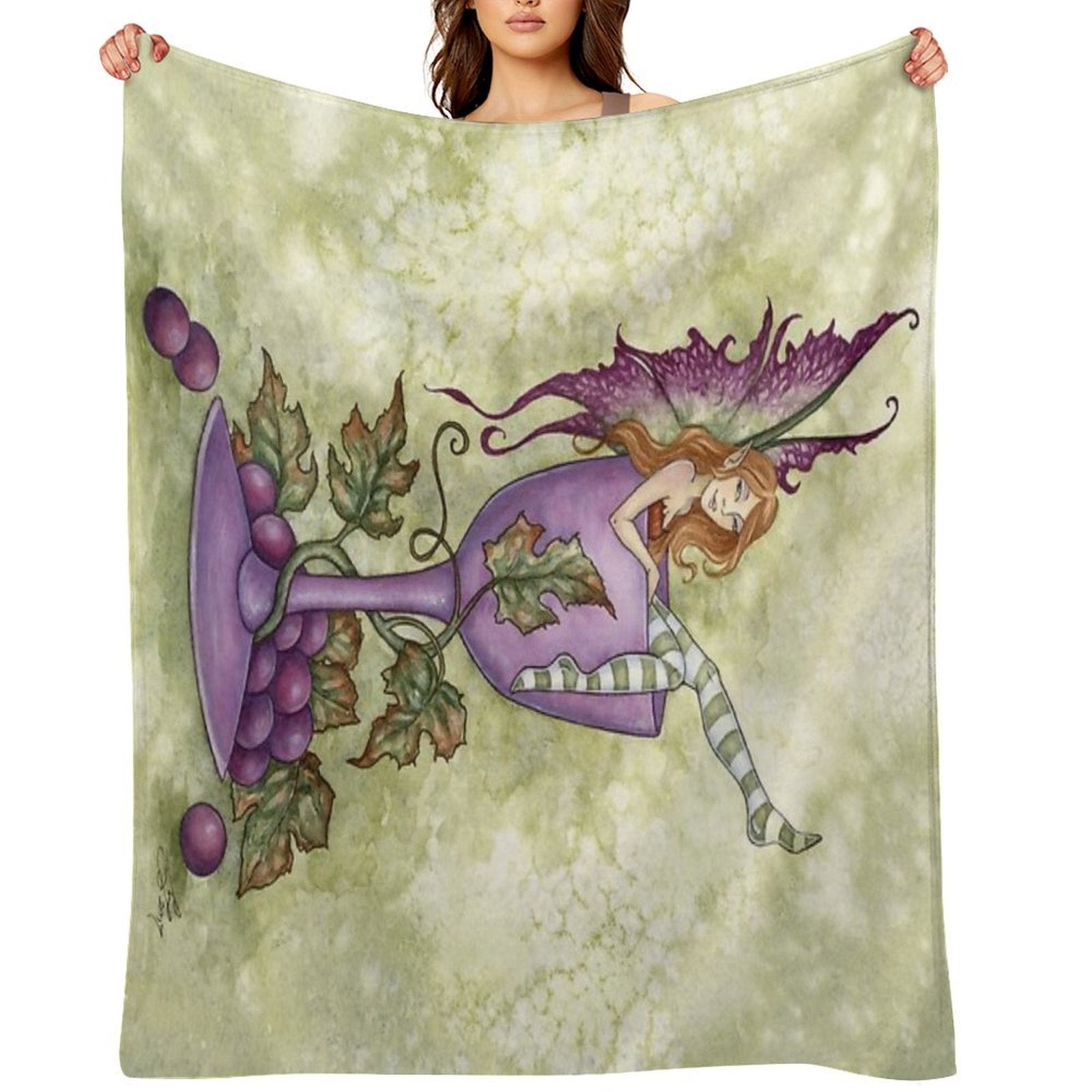 Wine Fae Versatility Throw Blanket