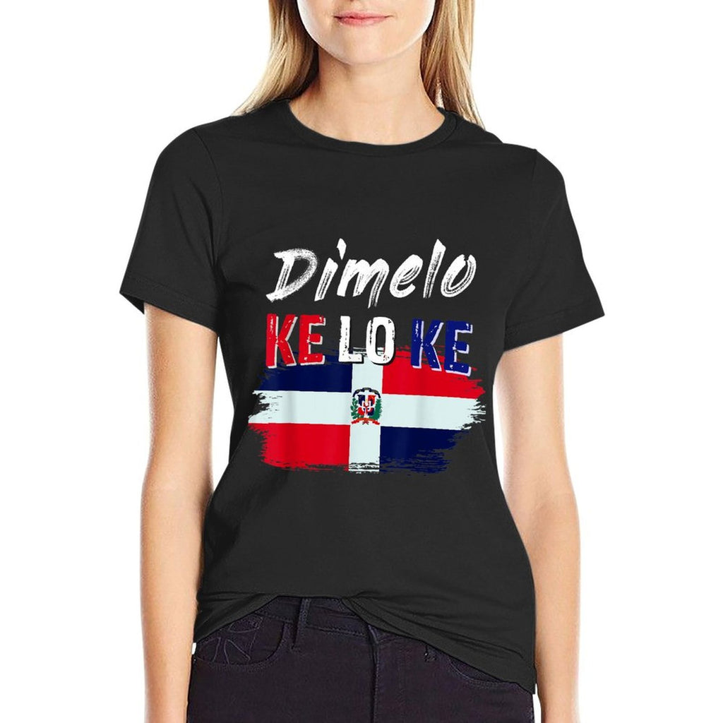 Dimelo Ke Lo Ke Dominican Republic  Trendy Pattern T-Shirt