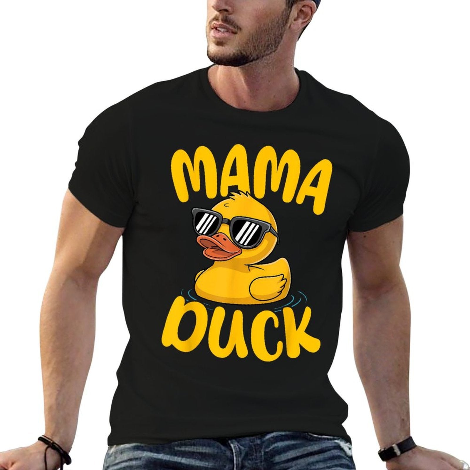 Rubber Duckies Mama Duck Rubber Duck  Eco-friendly Material T-Shirt