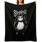 Funny Creature Video Game - Slipknot Metal Music Durable Throw Blanket