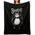Funny Creature Video Game - Slipknot Metal Music Velvety-soft Throw Blanket