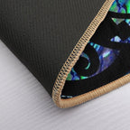 New Zealand Māori Paua Tattoo Koru Design  Versatile Bath Mat