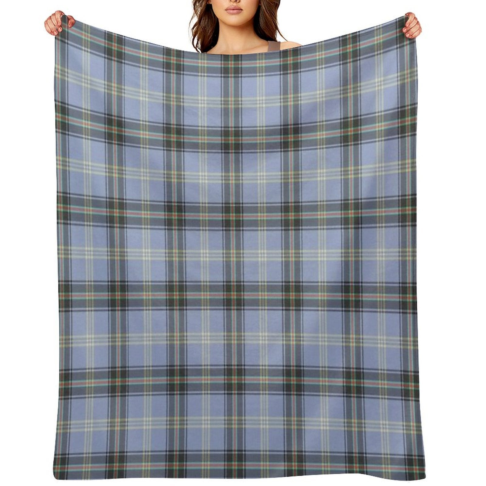Clan Bell Original  Scottish Tartan Machine-washable Throw Blanket